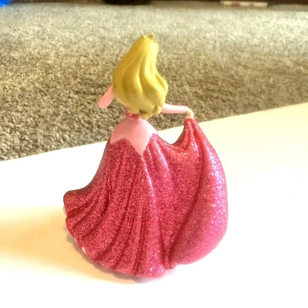 Disney Store Princess Sleeping Beauty Aurora 4 inch Figure Glitter Gown 2.5